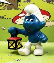 Les Schtroumpfs - Schleich - 20024 Schtroumpf lanterne (Made in Portugal)