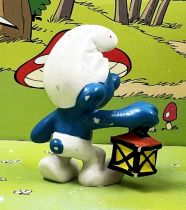 Les Schtroumpfs - Schleich - 20024 Schtroumpf lanterne (Made in Portugal)