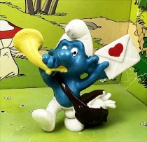 Les Schtroumpfs - Schleich - 20031 Schtroumpf facteur (enveloppe coeur)