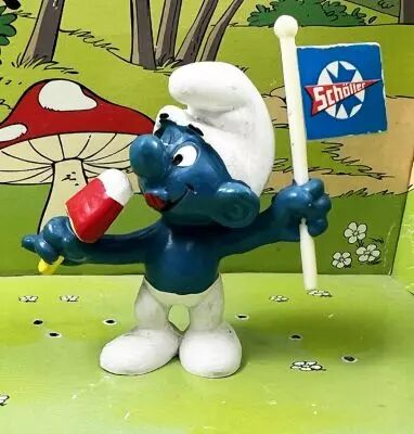 Les Schtroumpfs - Schleich - 20053 Schtroumpf esquimo glac� (Publicitaire Glaces Sch�ller)