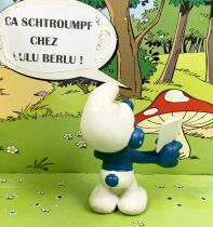 Les Schtroumpfs - Schleich - 20056 Schtroumpf joueur de cartes (publicitaire ASS)