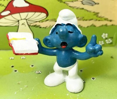 Les Schtroumpfs - Schleich - 20059 Schtroumpf Instituteur (livre sans lettrage)