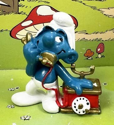Les Schtroumpfs - Schleich - 20062 Schtroumpf t�l�phone