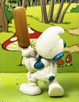 Les Schtroumpfs - Schleich - 20066 Schtroumpf Cricket (batte beige & rouge)