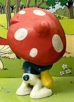 Les Schtroumpfs - Schleich - 20118 Schtroumpf champignon (Made in Hong Kong)