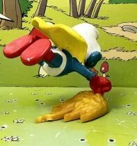 Les Schtroumpfs - Schleich - 20127 Super-Schtroumpf sur Com&egrave;te (Made in Portugal)