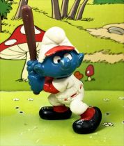 Les Schtroumpfs - Schleich - 20129 Schtroumpf Baseballeur (Made in Portugal)