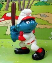 Les Schtroumpfs - Schleich - 20129 Schtroumpf Baseballeur (Made in Portugal)