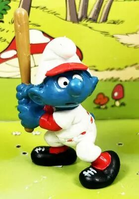 Les Schtroumpfs - Schleich - 20129 Schtroumpf Baseballeur (Num�ro 3) 