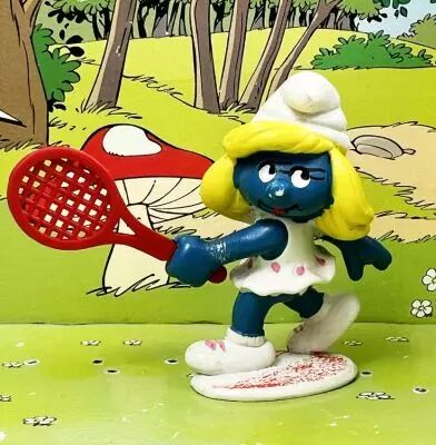 Les Schtroumpfs - Schleich - 20135 Schtroumpfette tennis (Made in Portugal)