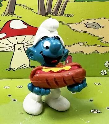 Les Schtroumpfs - Schleich - 20169 Schtroumpf hotdog