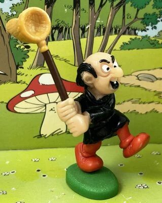 Les Schtroumpfs - Schleich - 20181 Gargamel avec filet