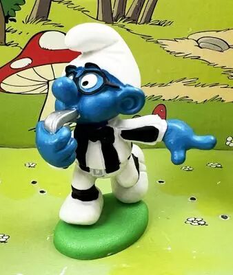 Les Schtroumpfs - Schleich - 20191 Schtroumpf � lunette arbitre 