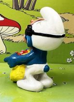 Les Schtroumpfs - Schleich - 20199 Schtroumpf avec masque de Gargamel