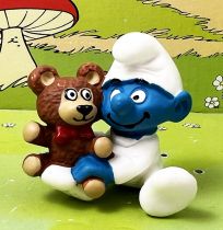 Les Schtroumpfs - Schleich - 20205 Bébé Schtroumpf avec ours en peluche