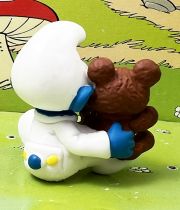 Les Schtroumpfs - Schleich - 20205 Bébé Schtroumpf avec ours en peluche