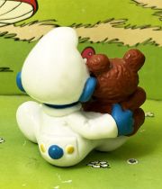 Les Schtroumpfs - Schleich - 20205 Bébé Schtroumpf avec ours en peluche