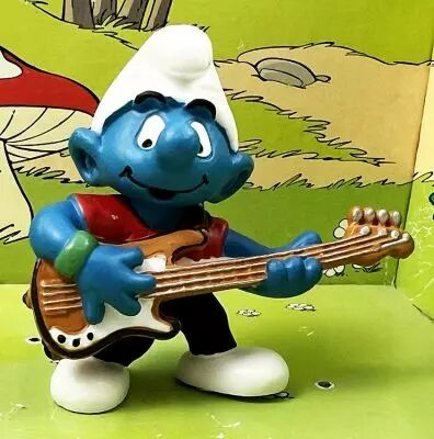 Les Schtroumpfs - Schleich - 20450 Schtroumpf bassiste