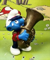Les Schtroumpfs - Schleich - 20488 Schtroumpf fanfare joueur du tuba