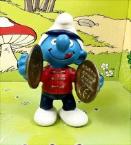 Les Schtroumpfs - Schleich - 20495 Schtroumpf fanfare joueur de la cymbale 