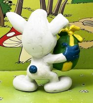Les Schtroumpfs - Schleich - 20496 Schtroumpf de Pâques en lapin avec œuf (Made in Portugal)