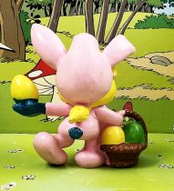 Les Schtroumpfs - Schleich - 20497 Schtroumpfette de Pâques en lapin rose avec œuf (Made in Portugal)