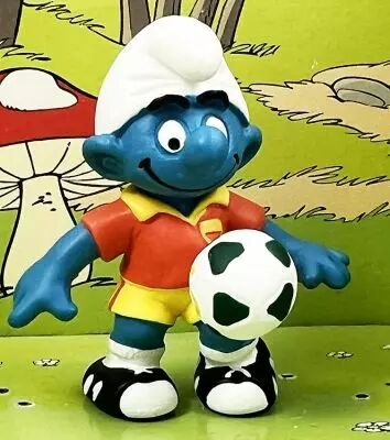 Les Schtroumpfs - Schleich - 20527 Schtroumpf Joueur footballeur n�10