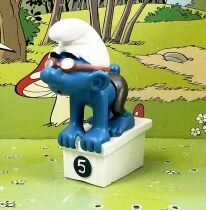 Les Schtroumpfs - Schleich - 20736 Schtroumpf Nageur (Jeux Olympiques 2012)
