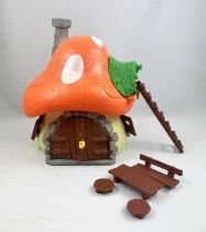 Les Schtroumpfs - Schleich - 40001 Schtroumpf Grande Maison (occasion avec accessoires)