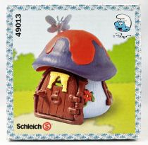 Les Schtroumpfs - Schleich - 40013 Petite Maison Schtroumpf Toit Bleu (Boite New Look)