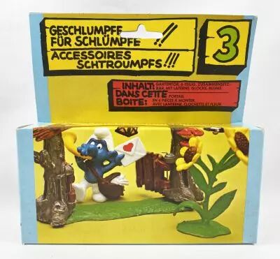 Les Schtroumpfs - Schleich - 40050 Portail - Super Accessoire N�3 (neuf en boite)