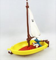 Les Schtroumpfs - Schleich - 40070 Le Bateau à Voile - Super Accessoire N°5 (occasion)