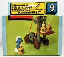 Les Schtroumpfs - Schleich - 40110 Chariot Elévateur - Super Accessoire N°9 (en boite)