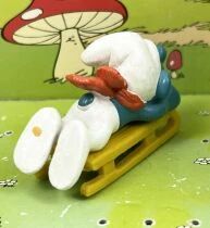 Les Schtroumpfs - Schleich - 40201 Schtroumpf avec Luge