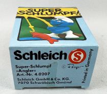 Les Schtroumpfs - Schleich - 40207 Schtroumpf pêcheur (neuf en boite) 