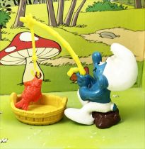 Les Schtroumpfs - Schleich - 40207 Schtroumpf pêcheur