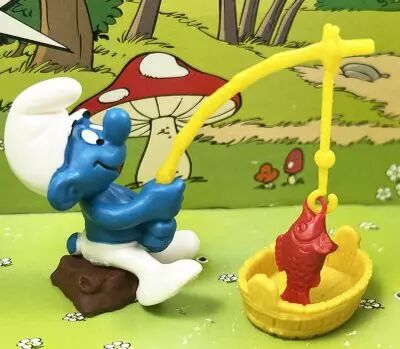 Les Schtroumpfs - Schleich - 40207 Schtroumpf p�cheur