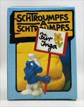 Les Schtroumpfs - Schleich - 40208 Schtroumpf Porte Message (neuf en boite)