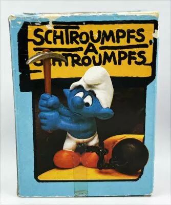 Les Schtroumpfs - Schleich - 40213 Schtroumpf travaux forc�s (en boite)