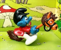 Les Schtroumpfs - Schleich - 40214 Schtroumpf sur Cheval de Bois