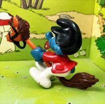 Les Schtroumpfs - Schleich - 40214 Schtroumpf sur Cheval de Bois