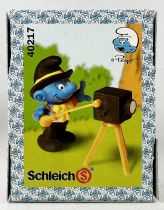 Les Schtroumpfs - Schleich - 40217 Schtroumpf photographe (neuf en boite new look)