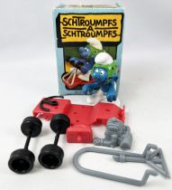 Les Schtroumpfs - Schleich - 40218 Schtroumpf conducteur de Kart (neuf en boite)