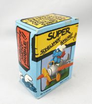 Les Schtroumpfs - Schleich - 40222 Schtroumpf en avion (neuf en boite)