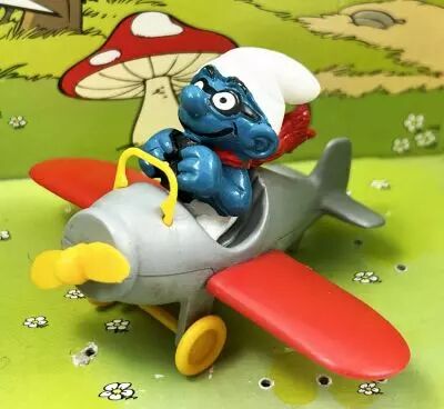 Les Schtroumpfs - Schleich - 40222 Schtroumpf en avion