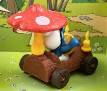 Les Schtroumpfs - Schleich - 40232 Schtroumpf avec voiture champignon
