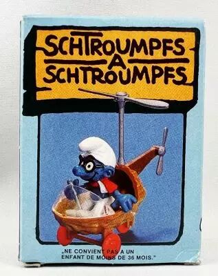 Les Schtroumpfs - Schleich - 40233 Schtroumpf en H�licopt�re (Neuf en Boite)