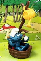 Les Schtroumpfs - Schleich - 40235 Schtroumpf avec baignoire & arrosoir