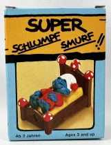 Les Schtroumpfs - Schleich - 40240 Schtroumpf au lit (Neuf en Boite)