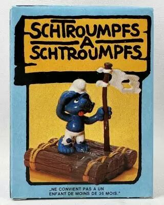 Les Schtroumpfs - Schleich - 40246 Schtroumpf Naufrag� (Neuf en Boite)
